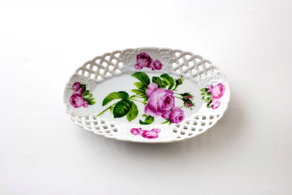 bandeja oval porcelana junio