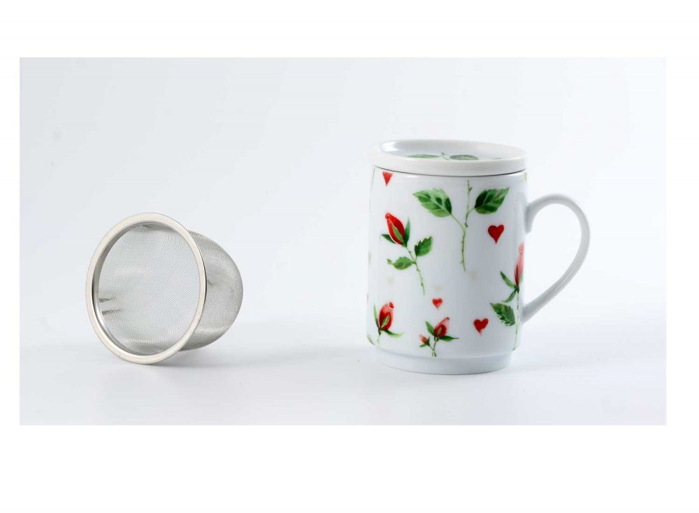 taza te porcelana romeo