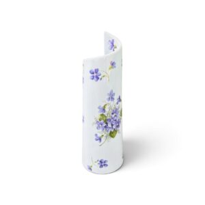 Jarrón Pergamino 20,5cm./Violetas