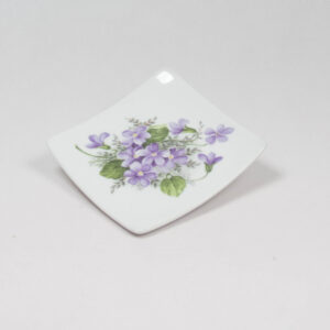 Bandeja Cuadrada 9x9cm. Violetas